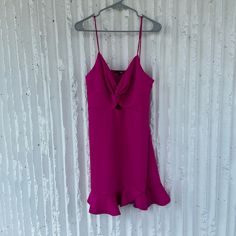 Cute flirty magenta pink dress